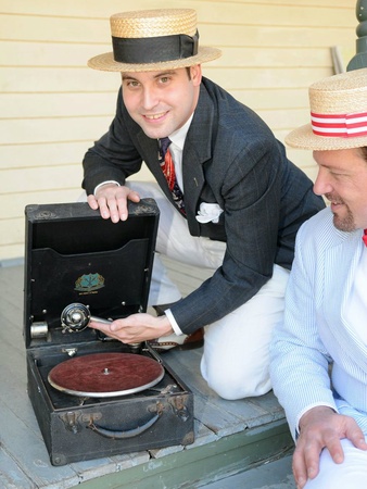 Vintage 78s ready to spin at Jazz Social