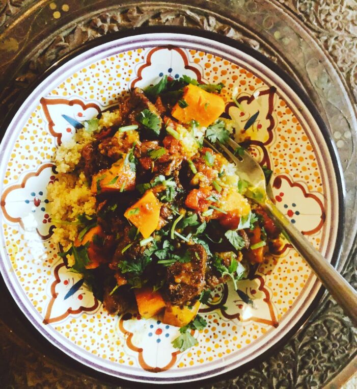 Beef Tagine with Sweet Potatoes