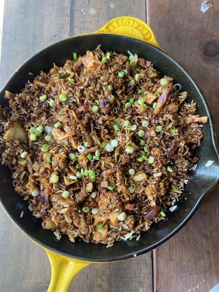 Kim Chi and Bacon Fried Rice
