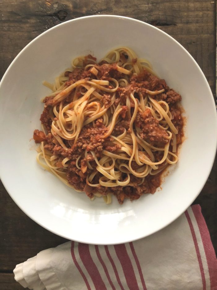 (Relatively Simple) Bolognese Sauce