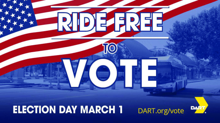 DART offers free rides for VOTE22