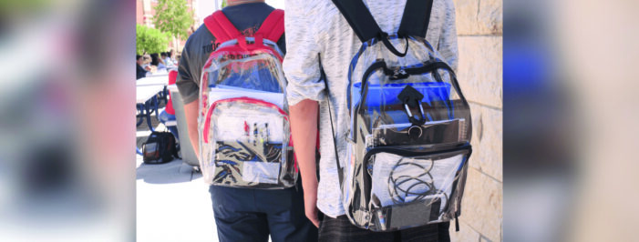 District implements clear back pack rule