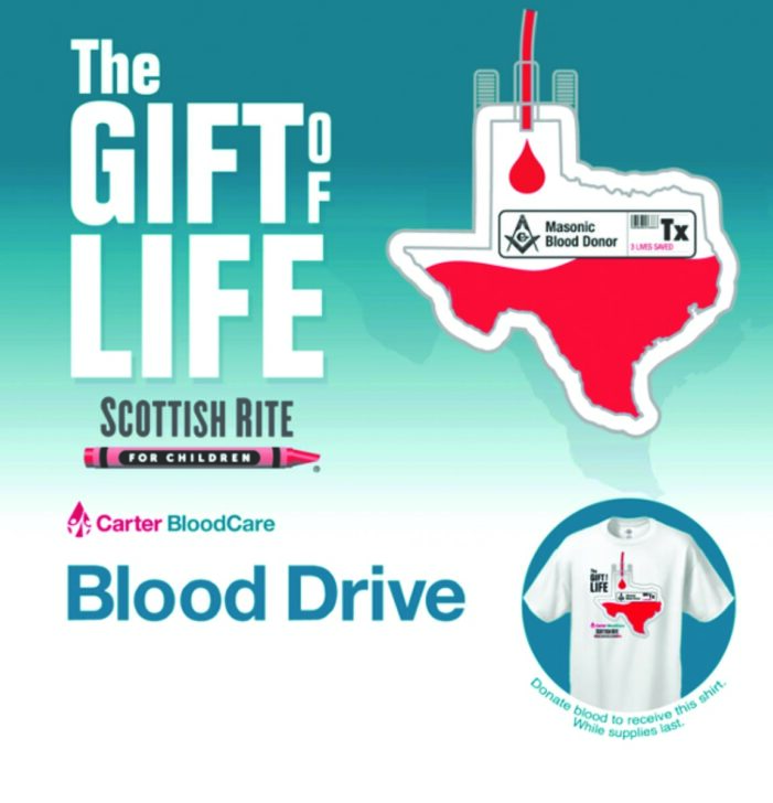Blood drive to benefit Scottish Rite