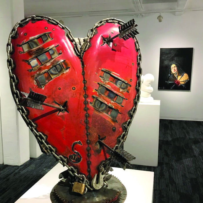 Artists present works from the heart