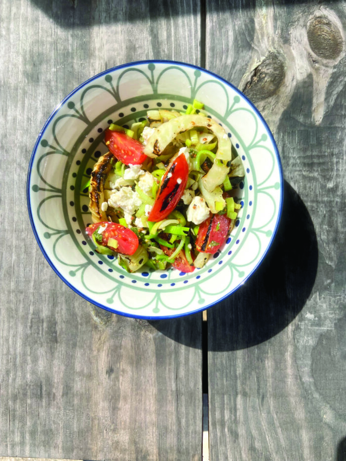 Grilled Tomato and Fennel Salad