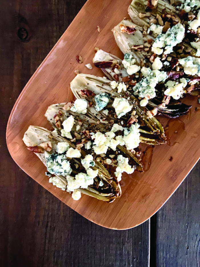 Roasted Endive with Blue Cheese and Pecans