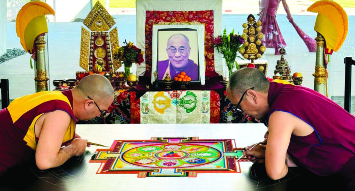 Monks share mystic art of compassion