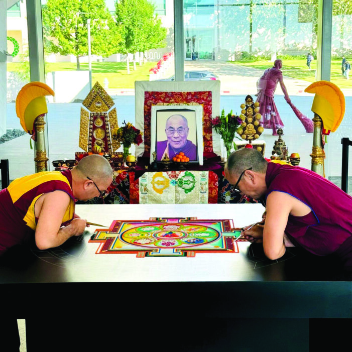 Monks share mystic art of compassion