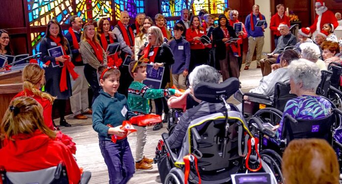 Choir treats residents to holiday cheer