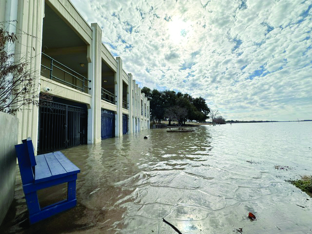 Bath House gets bath from heavy rains