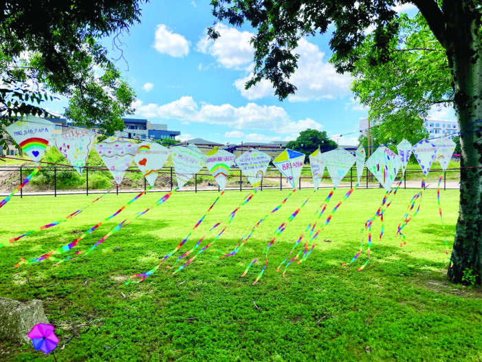 Kites will fly to send messages to loved ones