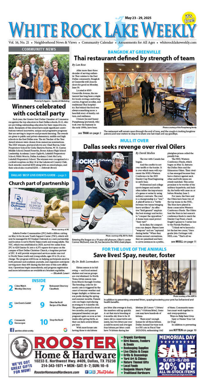Vol. 16, No. 21 — May 23 – 29, 2025
