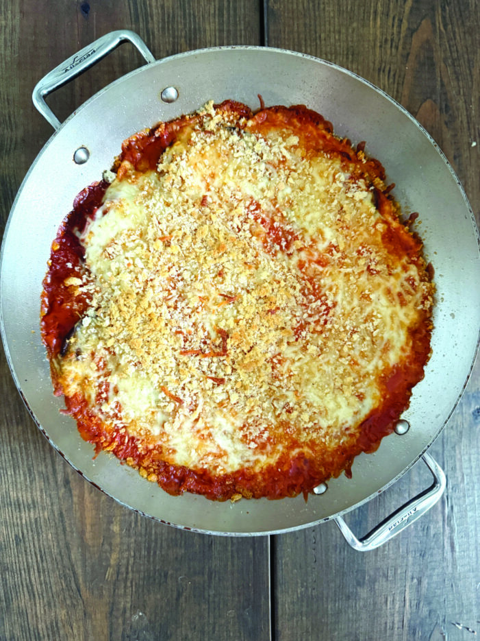 Skillet Eggplant Parmesan