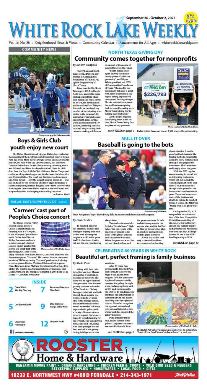 Vol. 16, No. 38 — September 26 – October 2, 2025