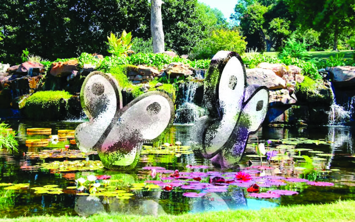 Bunnies, birds, butterflies land in botanical garden