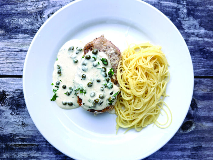 Pork Chop Piccata