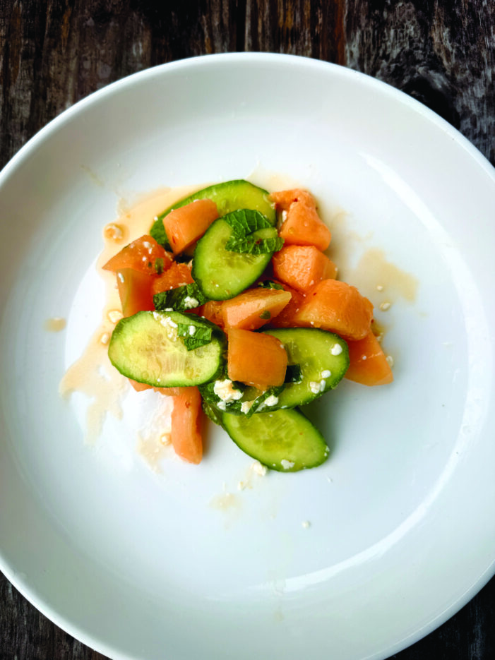 Cucumber-Melon Salad