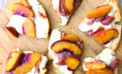 Peach and Prosciutto Flatbreads