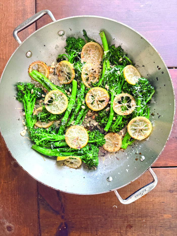 Broccolini with Pine Nuts and Lemon