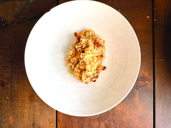 Risotto with Butternut Squash and Bacon