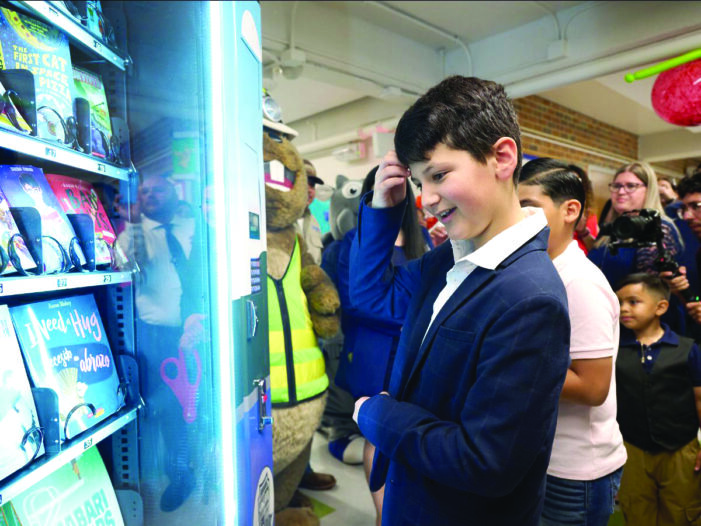 New machines dispense books